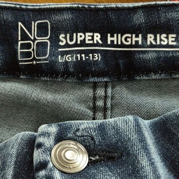 NOBO Super High Rise  Stretch Jeggings  Sz L (11-13) Junior - Picture 7 of 7